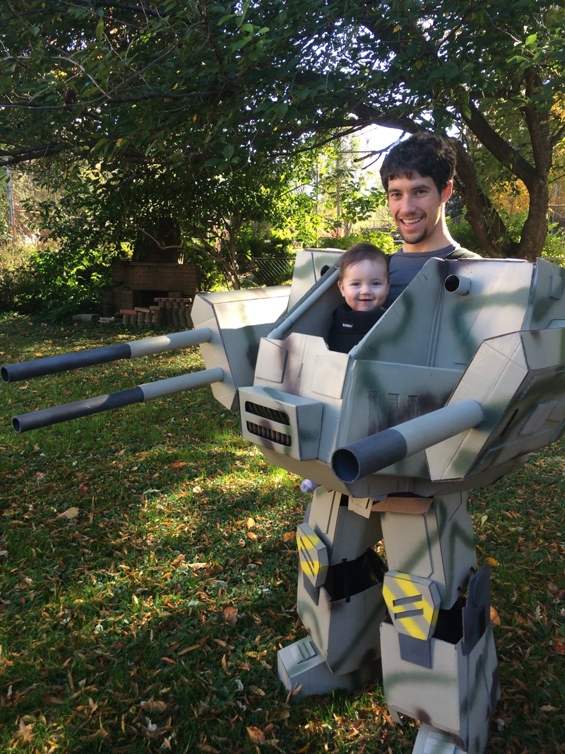 Illustration for article titled MechWarrior Baby Will Destroy Your Home, Eat Your Candy